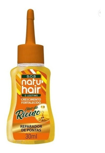 Reparador De Puntas Aceite De Ricino, S.o.s. Natu Hair 30ml