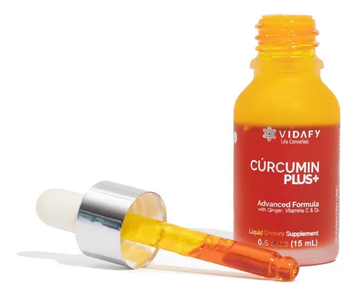 Suplemento Vidafy Turmeric Curcumin Plus W/ Bioms, Líquido D