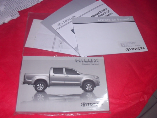 Toyota Hilux Manual Do Proprietario Original