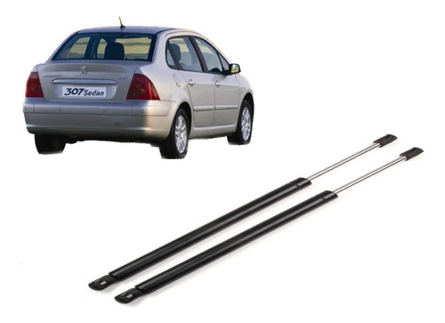 Kit X2 Amortiguadores Porton Baul Xs Xt Peugeot 307 Sedan 4p