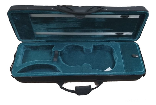 Case Esrojo P/ Violino 4/4 Retangular Preto C/ Porta Hinário