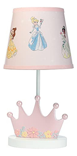 Lámpara De Princesas Disney Con Pantalla Y Bombilla