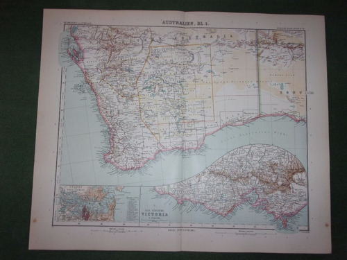 Australia Mapa De La Confederación De Australia Hoja 3