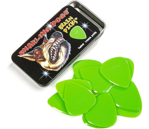 D'andrea Snarling Dog Brain - Púas De Nailon Para Guitarra, 