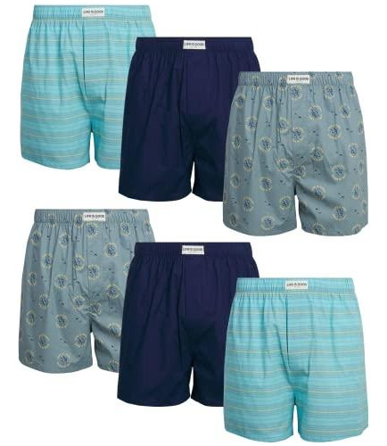 Paquete De 6 Boxer Talla Small Para Hombre Life Is Good En