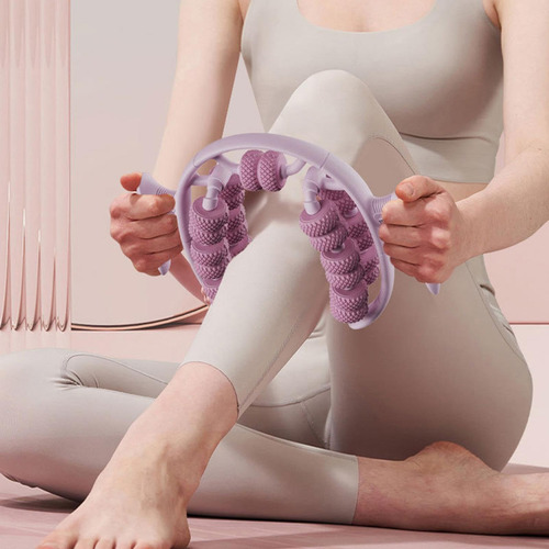 Rodillos Para Piernas - Masajeador Manual Con Ruedas Piernas