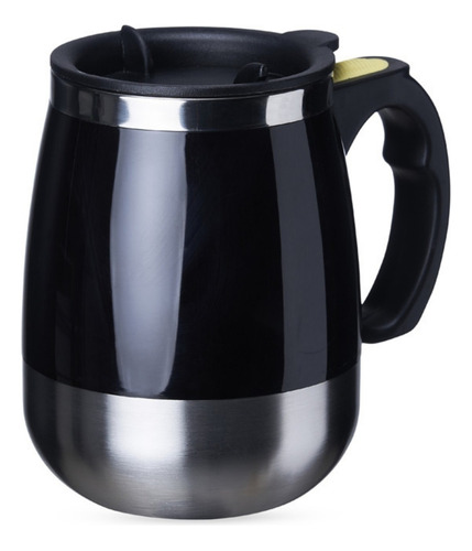 Caneca Mixer Inox Automática Mistura Tudo 400ml Automática Cor Preto