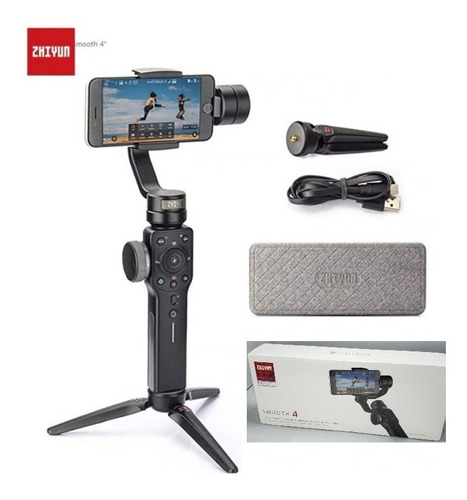 Gimbal Smooth 4 Con Zoom Foco Manual Estabilizador Celular