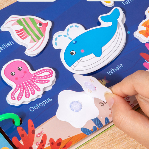 Libro Silencioso Para Niños, Libro Interactivo Montessori