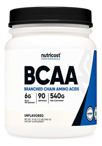 Nutricost Bcaa Powder 2:1:1 (90 Servings, No