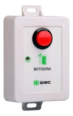 Botoeira Simples Sem Fio Ipec 433,92 Mhz