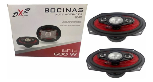 Juego De Bocinas 6x9 600 Watts 4 Vias 065-750