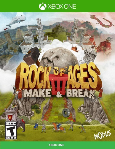 Xbox One Rock Of Ages 3: Make & Break Juego Físico Sellado 
