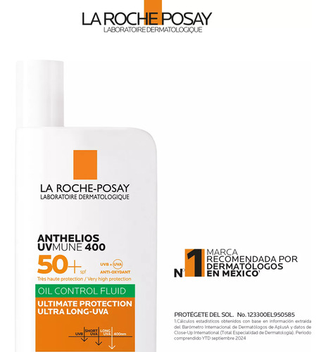 Protector Solar 2pcs Cremas Para La Cara Anthelios Spf50+