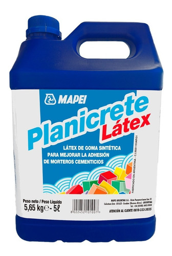 Planicrete Fix New Látex Vinilico Ligante Bidon 5l