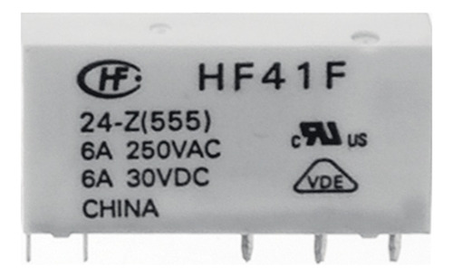 Rele Tipo Clema 6a 24vdc Zjw Hf41f-24vdc