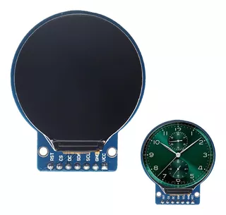 Módulo De Pantalla Lcd Tft 1.28 Controlador Gc9a01 Arduino