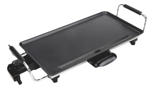 Chapa Elétrica Com Temperatura Ajustável Para Churrasco