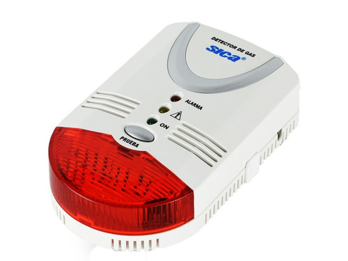 Imagen 4 de 9 de Detector De Gas Natural Envasado Sica 220v Alarma Sonora R