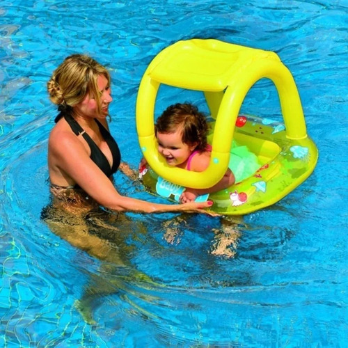 Imagen 3 de 5 de Bote Infantil Con Techo Inflable Jilong