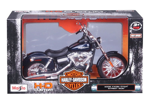 Moto Dyna Street Bob Harley Davidson 1/12 Maisto