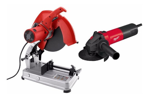 Kit Sensitiva Milwaukee 2300w + Amoladora 750w Indistrial