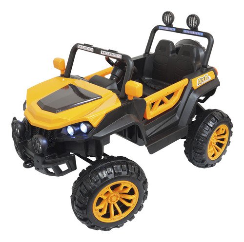 Carro Elétrico 12v Infantil Utv Buggy Som Laranja Bluetooth