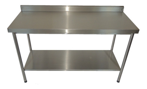 Mesa Para Manipulação De Alimentos Inox 150x60x90cm