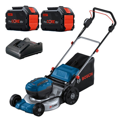 Kit Cortador Grama Bosch Gra 18v 2-46 Carreg 2 Procore 12a