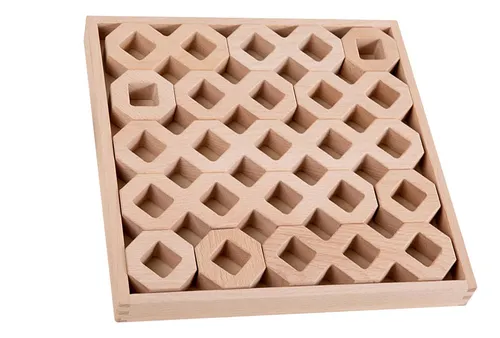 comprar Wooden Building Blocks Stacking And Balancing For Kids C