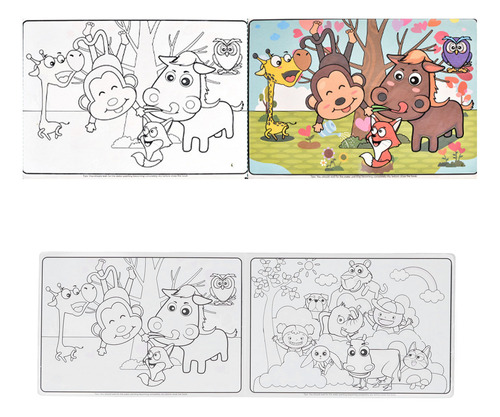 Libros Para Colorear En Agua Libro De Dibujo 3d Doodle