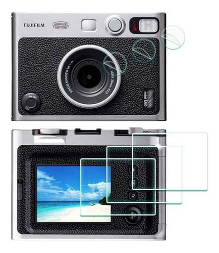 Protector De Pantalla Compatible Con Cámara Fujifilm Instax 