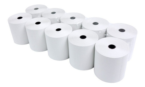 Imagen 4 de 8 de Caja Papel Rollos Termico 80x70 Mm 50 Precio Incluye Iva