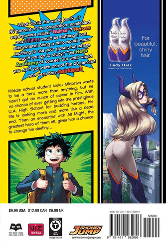 My Hero Academia, Vol. 1 - Kohei Horikoshi (paperback