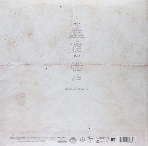 Zoe Musica De Fondo Mtv Unplugged Vinyl