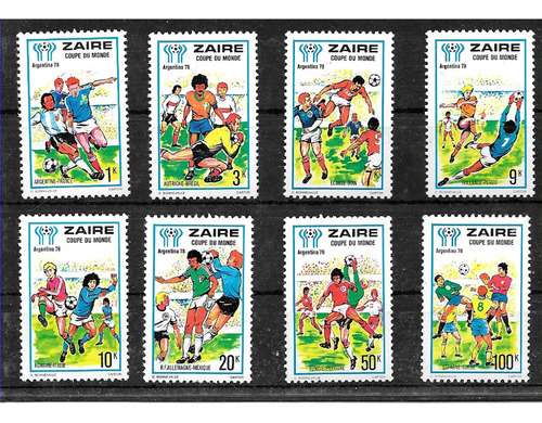 #9188 Zaire 1978 Copa Mundial De Futbol Argentina 78 Mnh