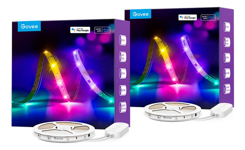 Pack 2x Tira De Luces Led Govee Rgbic Wi-fi + Bluetooth
