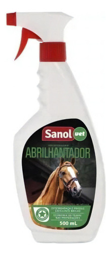 Abrilhantador Sanol Vet Spray Para Cães E Equinos 500 Ml