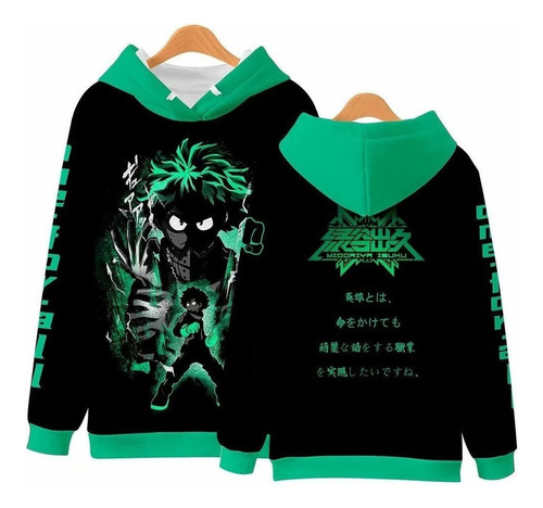 Anime My Hero Academia Sudadera Con Capucha Traje De Moda