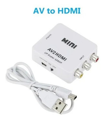 Convertidor De Video Rca Analogo A Hdmi Digital