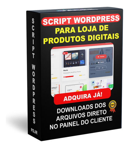 Script Loja Virtual Wordpress Elementor Para Produto Digital