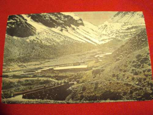 Tarjeta Postal Antigua Cordillera De Los Andes Kirsinger