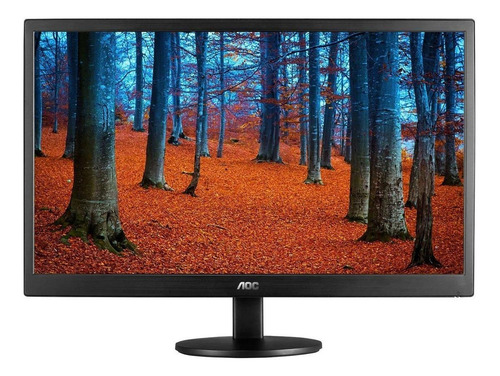 Imagem 1 de 5 de Monitor AOC E970SWN led 19" preto 100V/240V