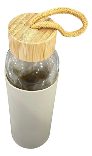 Botellas De Vidrio Para Agua Diseños Unicos Deportivos Beige