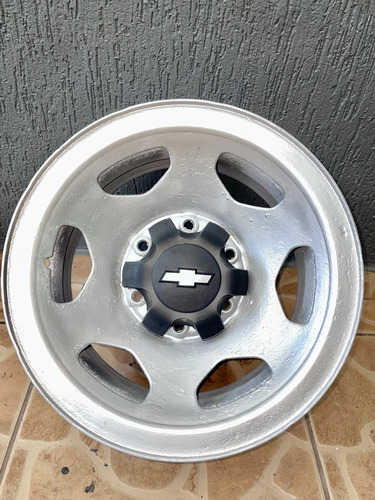 Roda De Ferro Aro 15 Silverado D20 C10 Orig. Gm 6 Furos Prata (Usado)