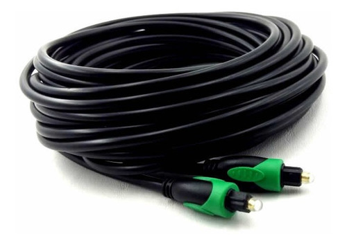 Cabo Digital Óptico Toslink Pvc 15 Metros