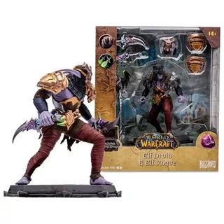 Elf Druid Rogue Epic Mcfarlane Toys World Of Warcraft Figura