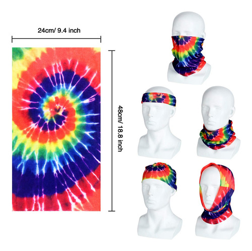 Conjunto De Disfraz Hippie, Gafas De Sol Hippie, Collar Con