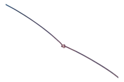 Cable De Acero Lider Pesca Amberjack 7x7 Anudable 10 Mts Color marro--40 lbs