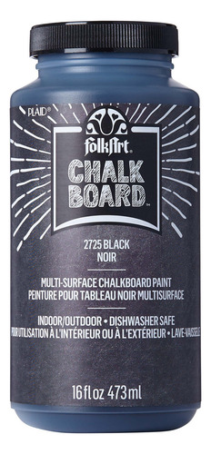 Pintura Para Pizarra Multisuperficie Color Negro 473 Ml
